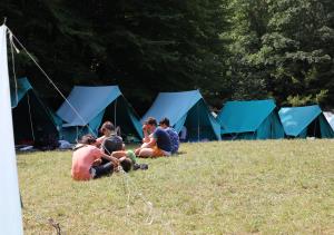 Vsaka stvar v taboru ima svoje mesto, vse je lepo urejeno in pospravljeno